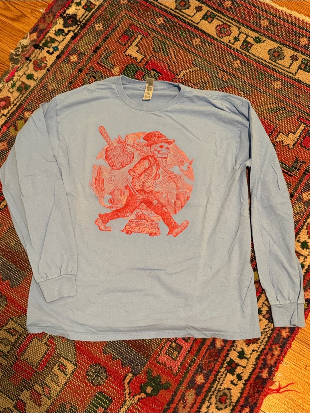 Grateful Dead Chicago Wrigley Shows L/S T-shirt. Rare design.